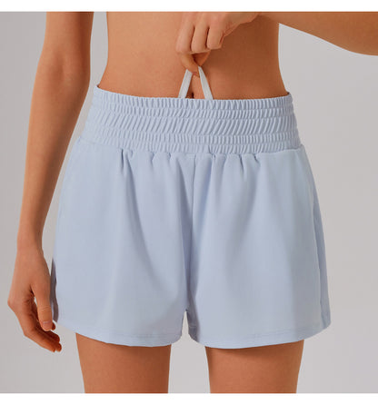 Quick dry running shorts with pockets