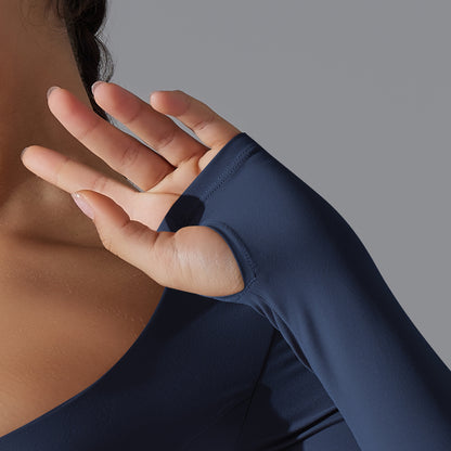 Twisted front full sleeve top