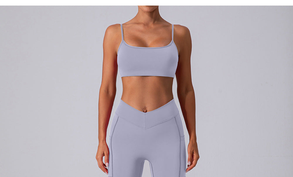 Quick dry sports bra