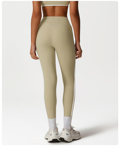 Contrast trim leggings