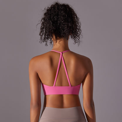 Seamless padded bra