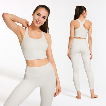 Rib cropped vest