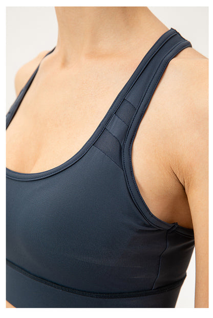 Cut out back sports bra