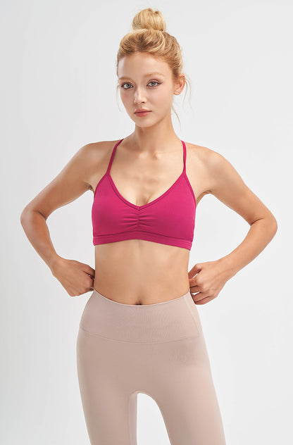 Spaghetti Strap Back sports bra