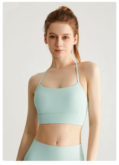 Spaghetti strap sports bra