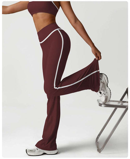 Trousers with contrast trim