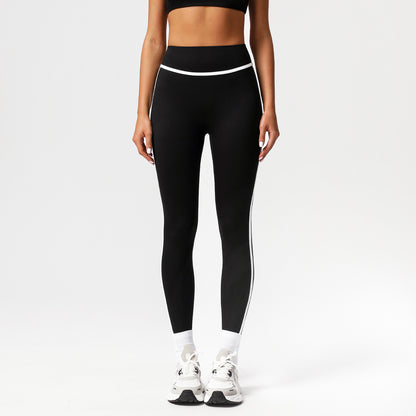 Contrast trim leggings