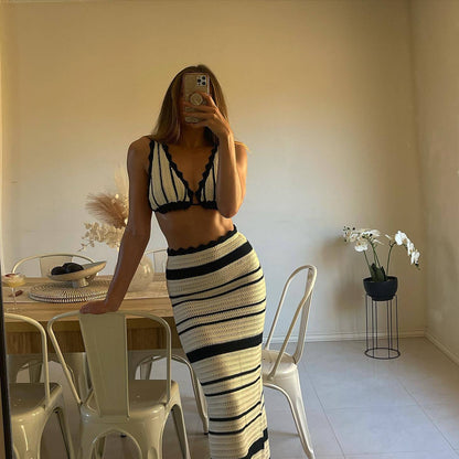 Knitted matching set