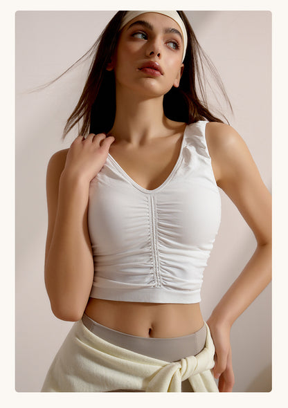 Gathered front top