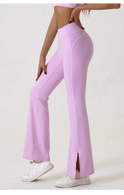 Contrast trim trousers