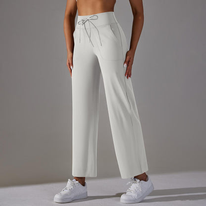 Straight leg trousers
