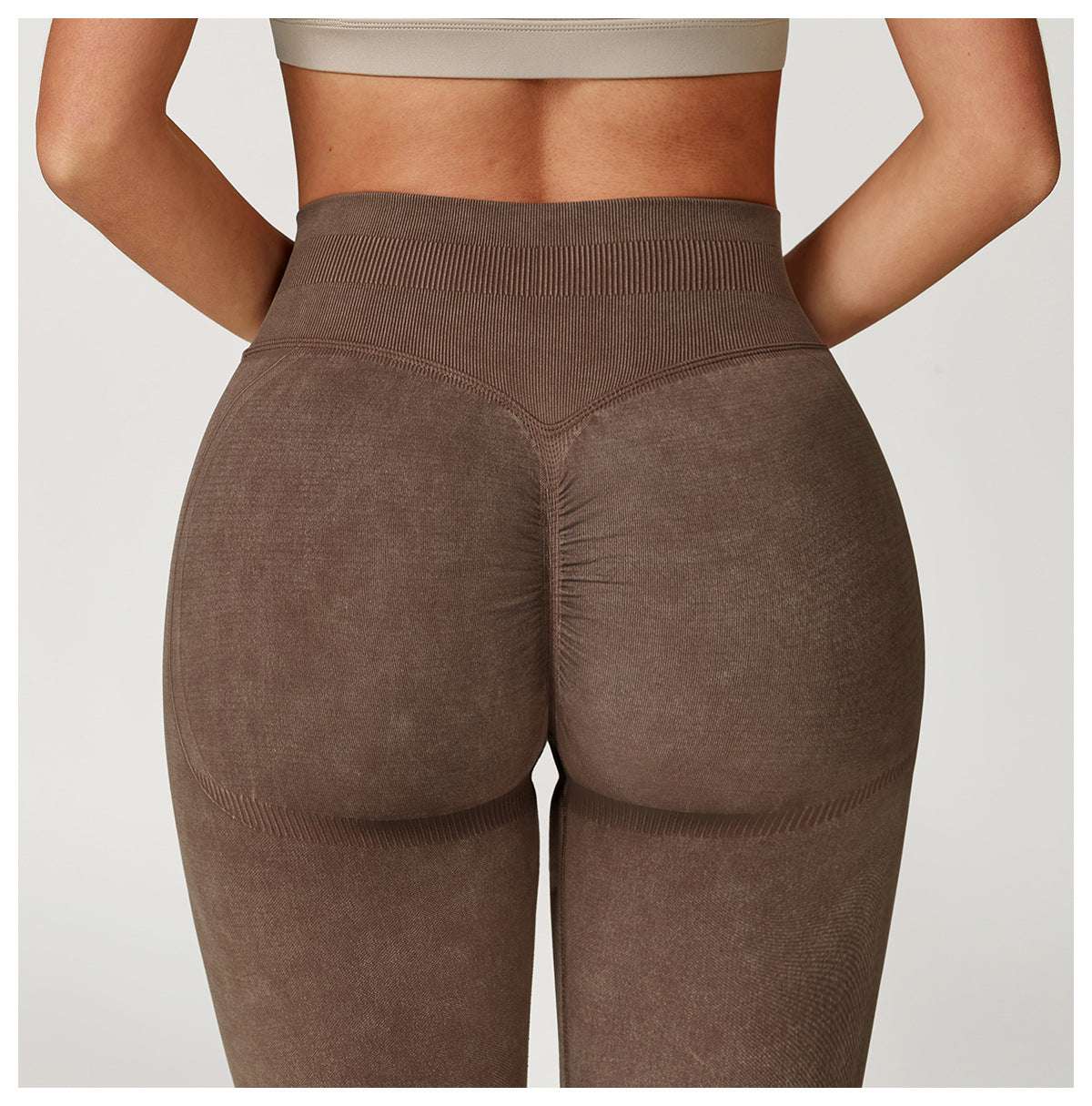 Stone washed leggings
