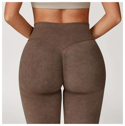 Stone washed leggings