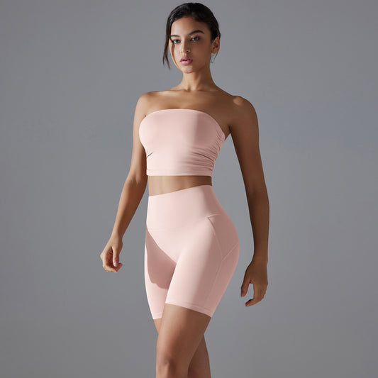 Quick dry two piece fitness set