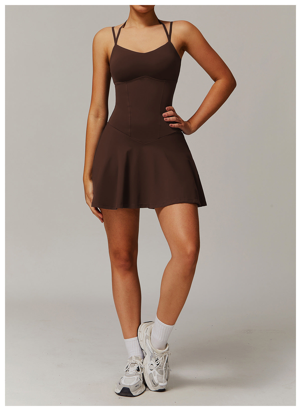 Padded fitness dress