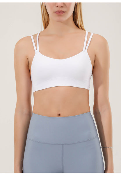 Double strap sports bra