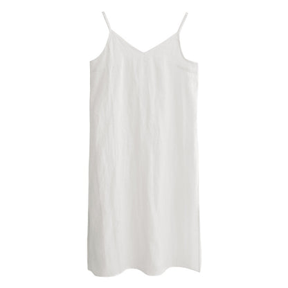 Pure Linen Slip Dress