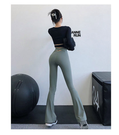 High waist trousers