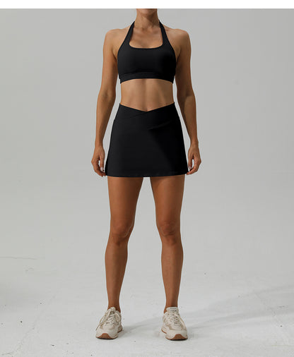 V waist skort