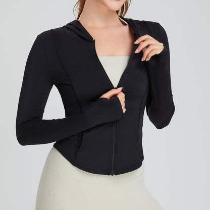 Zipper front hoodie