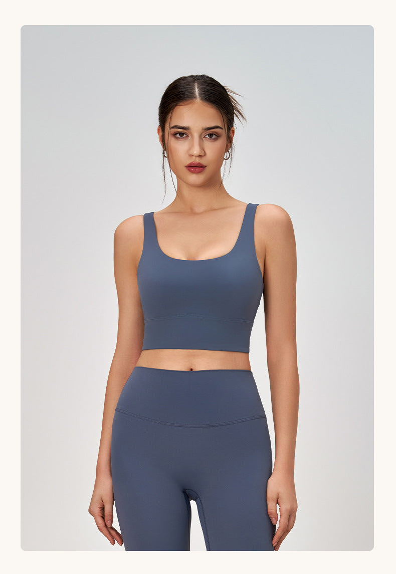 Seamless sports bra