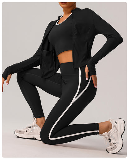 Contrast trim  leggings