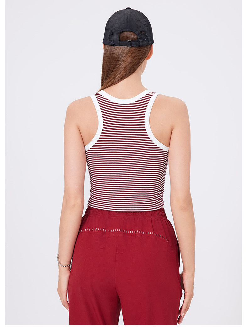 Striped vest