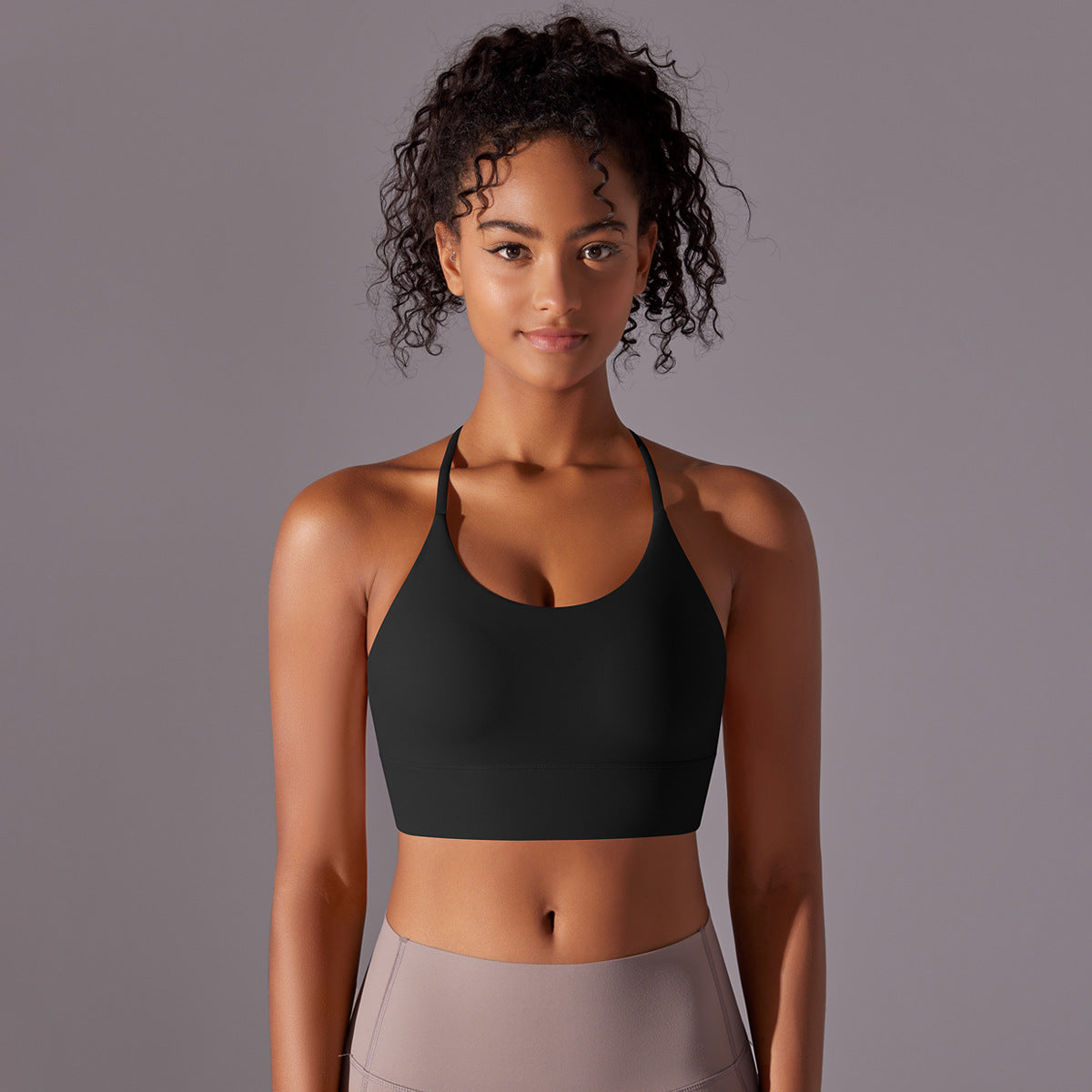 Seamless padded bra