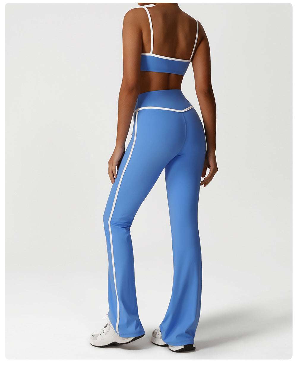 Trousers with contrast trim