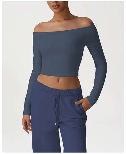 Off shoulder full sleeve top