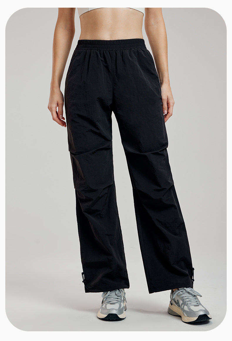 Straight leg  trousers with pockets