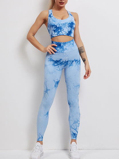 Tie Dye Mix & Match Bra & leggings set