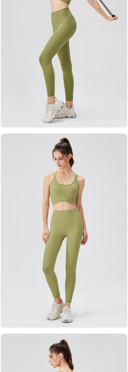 Double strap sports bra