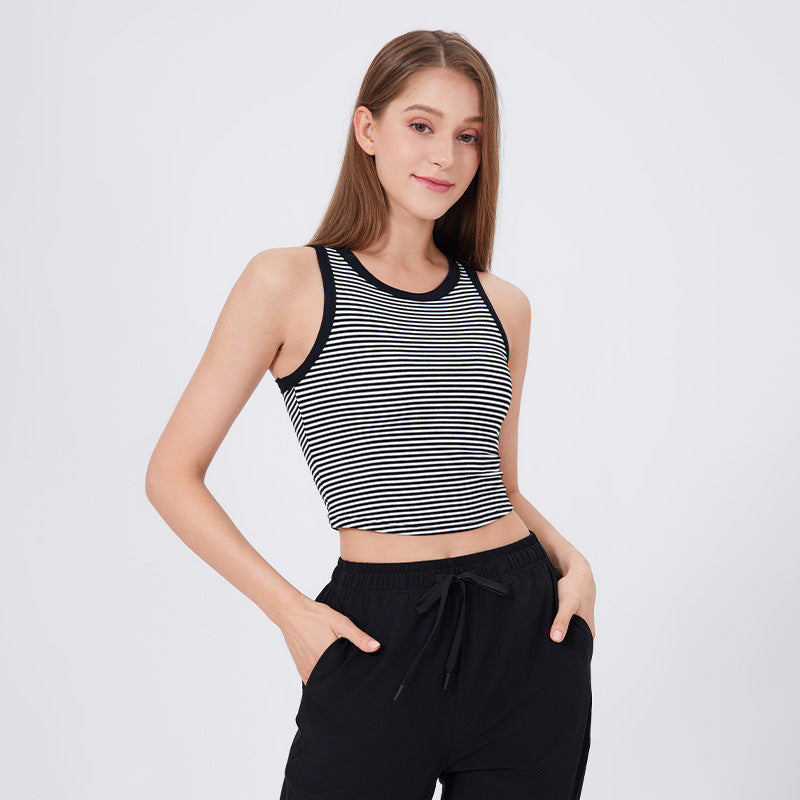 Striped vest