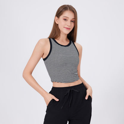 Striped vest