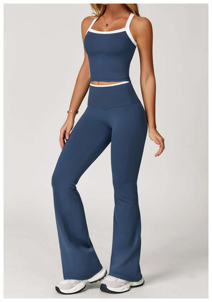 Contrast trim Trousers