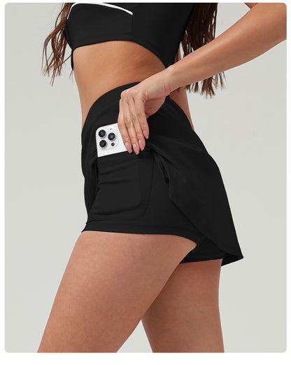 V waist Tennis skirt with pocket