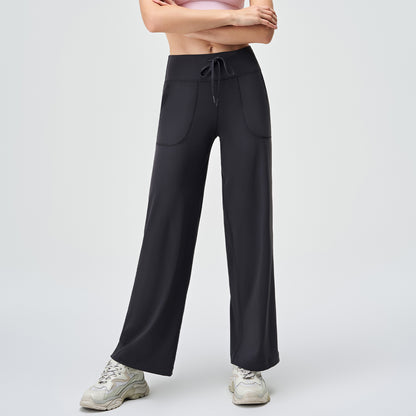 Straight leg trousers