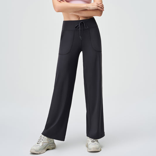 Straight leg trousers