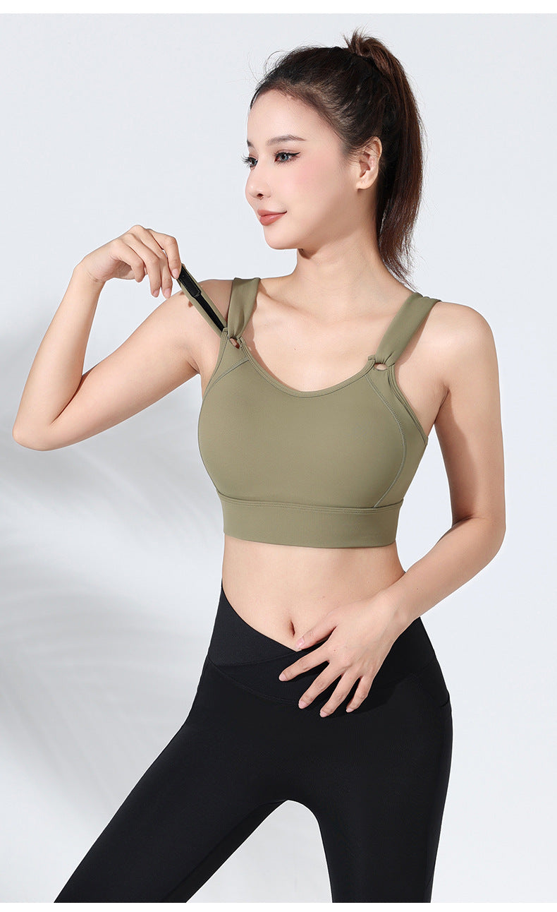 High support sports bra