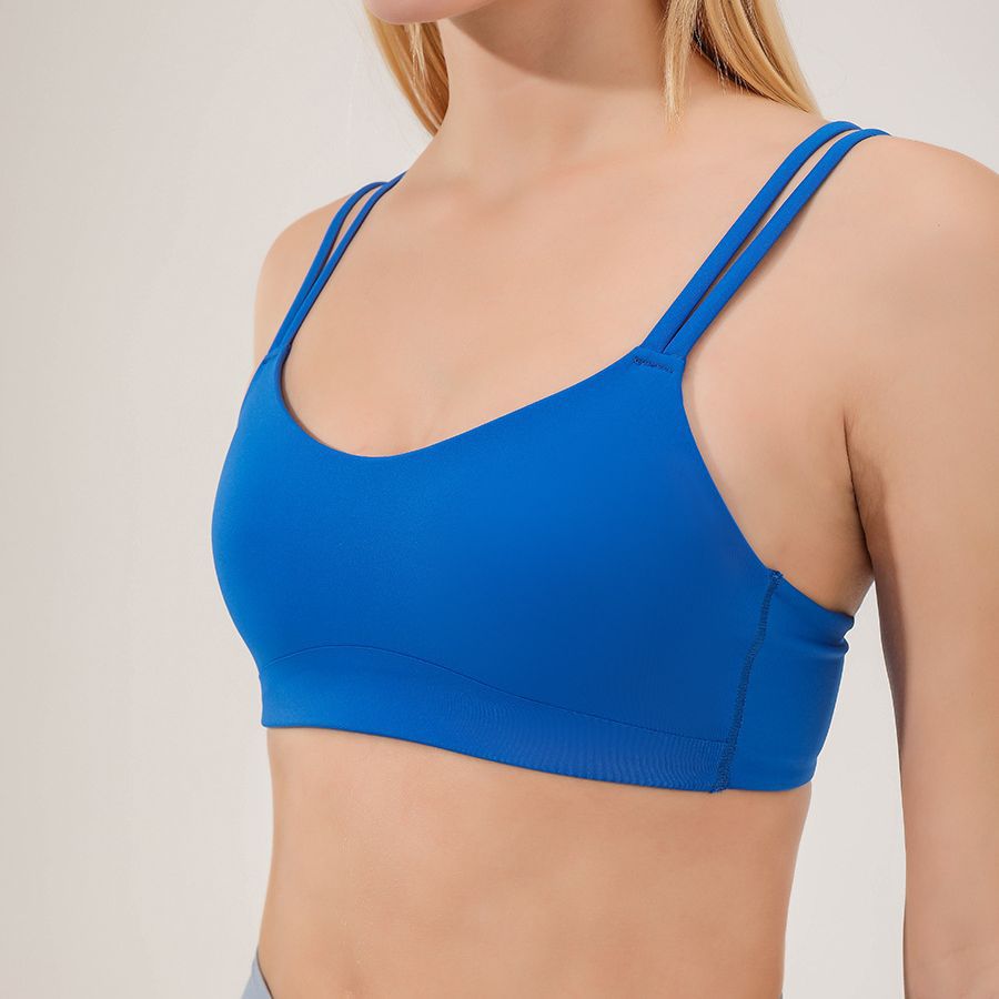 Double strap sports bra