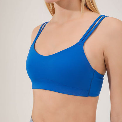 Double strap sports bra