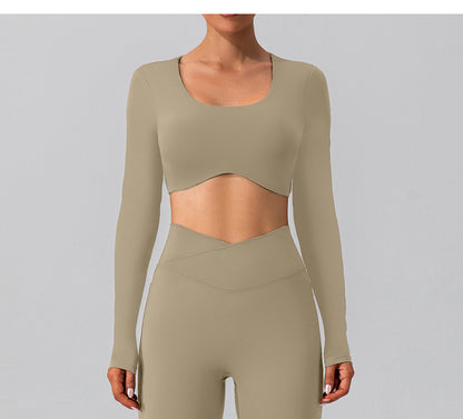 Seamless cropped top