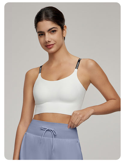 Jacquard strap bra