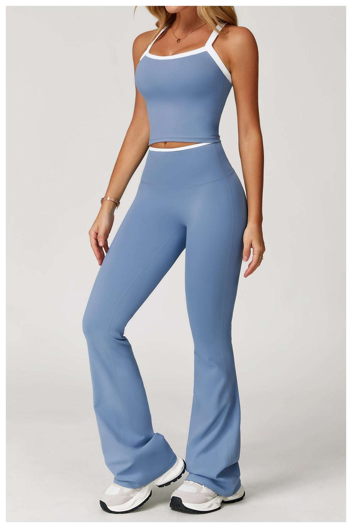 Contrast trim Trousers