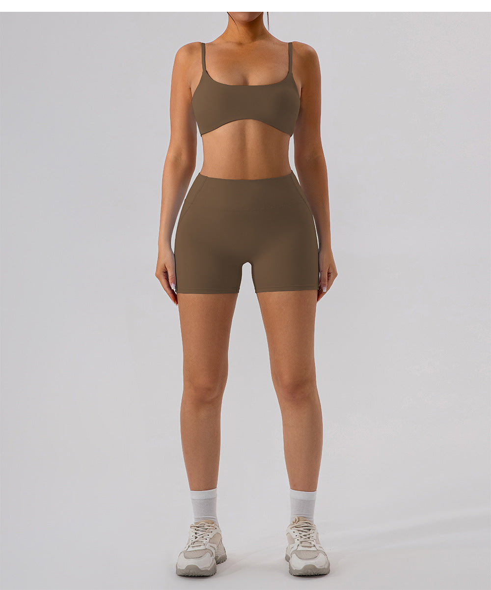 Seamless sports bra