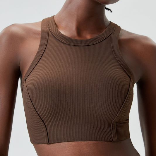Ribbed sports bra