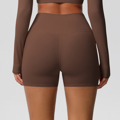 High Waist hot  pants with pocket