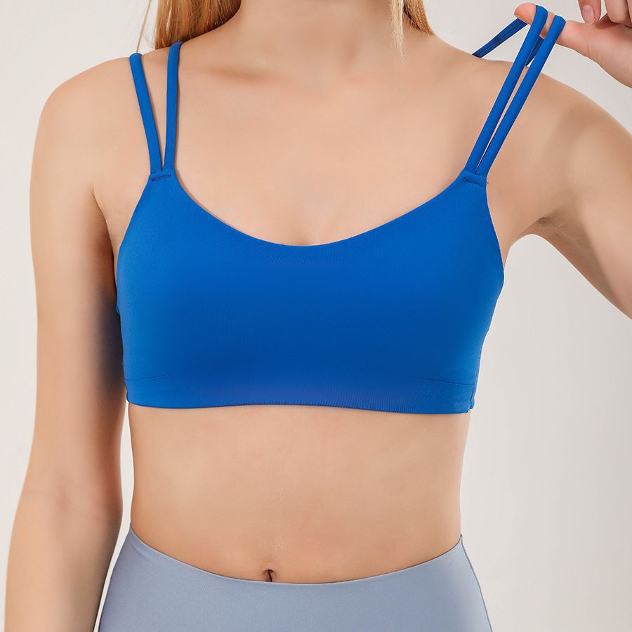 Double strap sports bra