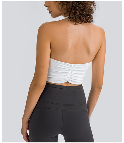 Halter neck sports bra